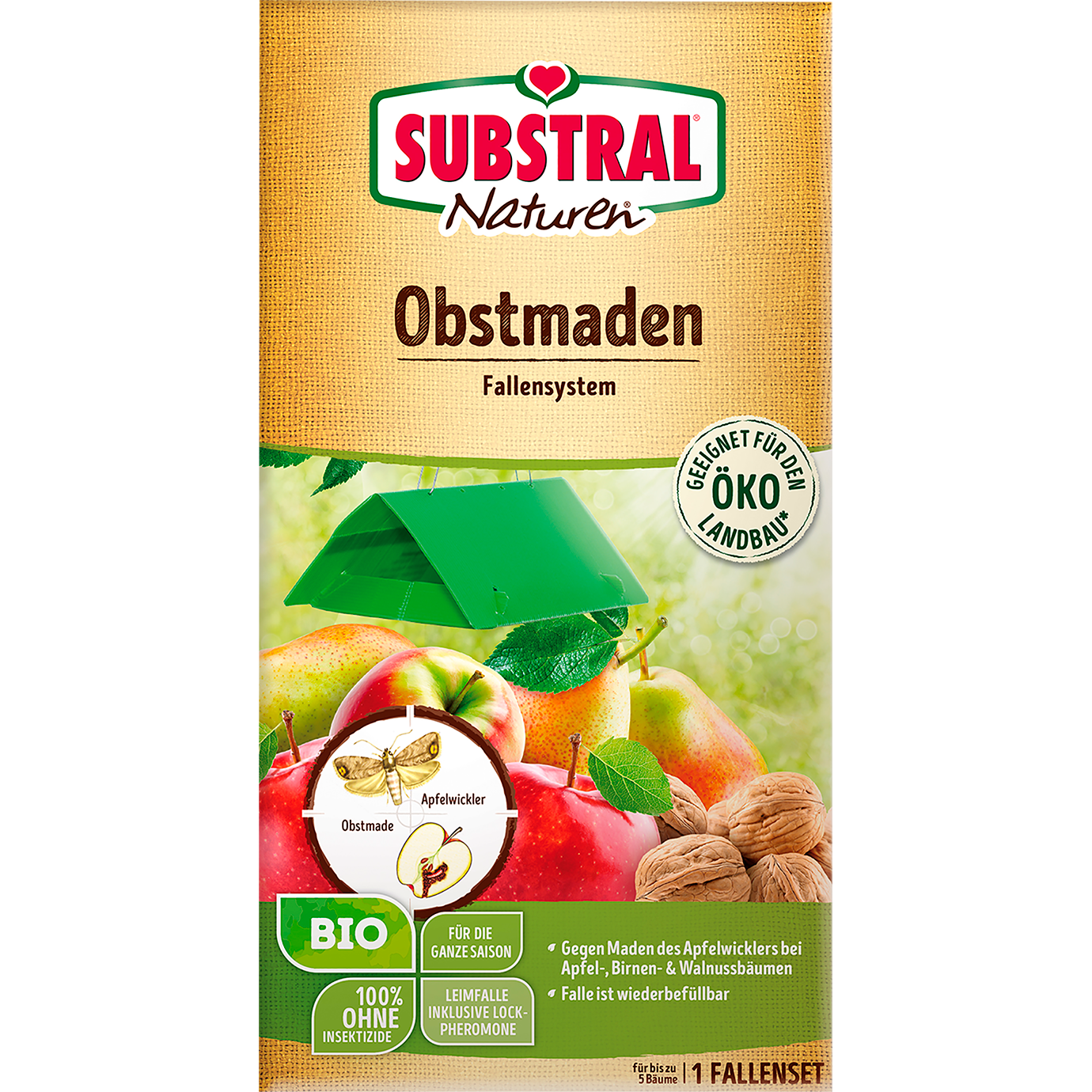 SUBSTRAL® Naturen® Bio Obstmaden Fallensystem